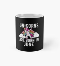 Unicorns Are Born In June Shirt Birthday Month Gift Tee Tasse (Standard)