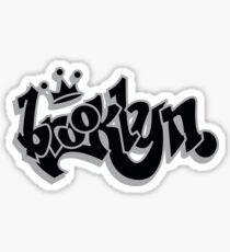 BROOKLYN GRAFF STYLE*BLACK/SILVER Sticker