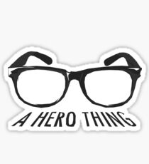 A super hero needs a disguise! Sticker