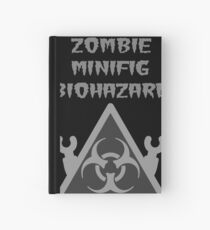 ZOMBIE MINIFIG BIOHAZARD Hardcover Journal