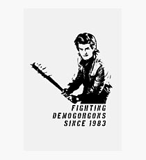 Steve Fighting (Stranger Things) Photographic Print