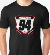 Ken Roczen # 94 Nummernschild-Geschenk für Motocross- und Supercross-Fans Monster Energy Dirt Bike Racing Design Unisex T-Shirt