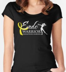 Endo Warrior Archer - Endometriosis Awareness Women's Fitted Scoop T-Shirt