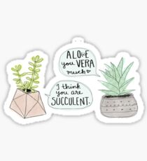 These Puns are Succulent ;) Sticker