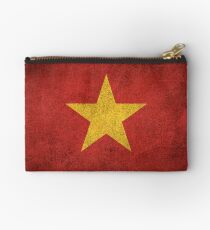 Old and Worn Distressed Vintage Flag of Vietnam Studio Pouch