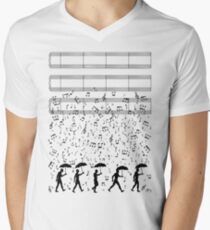 Singing in the Raaaain Men's V-Neck T-Shirt