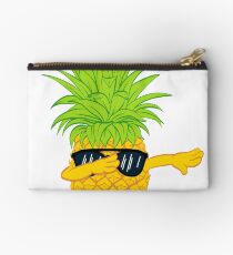 Swagger Dab Sunglasses Fruit Cool Pineapple Graphic T-shirt Summe Holidays Vacation Swag Dope Design Zipper Pouch