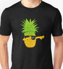 Swagger Dab Sunglasses Fruit Cool Pineapple Graphic T-shirt Summe Holidays Vacation Swag Dope Design Slim Fit T-Shirt