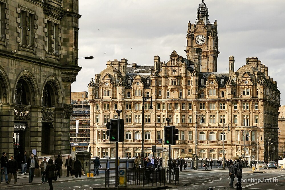 El Hotel Balmoral En North Bridge Edimburgo Escocia De Christine Smith Redbubble