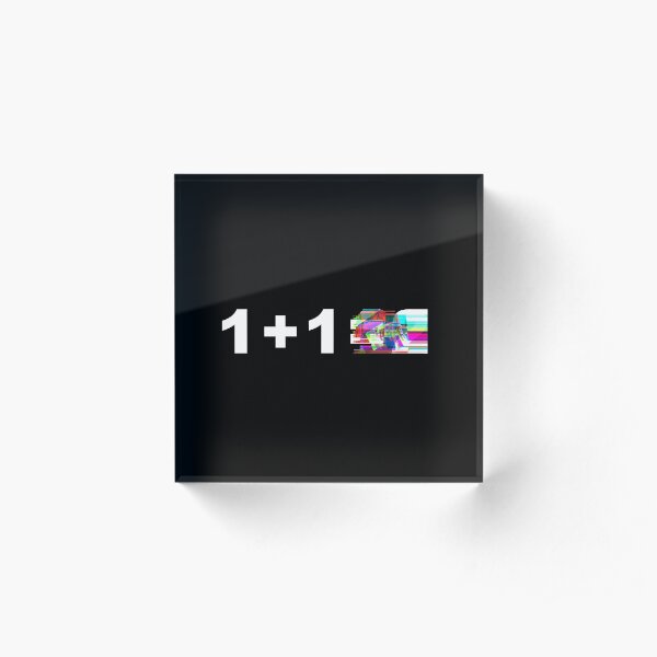 computer glitch Acrylic Block