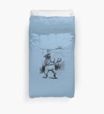 Boxing Dog | Antique Drawing | Old-Style Illustration Duvet Cover