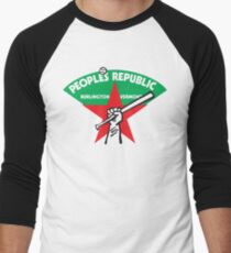 Camiseta ¾ estilo béisbol Equipo de Softbol de la República Popular de Burlington