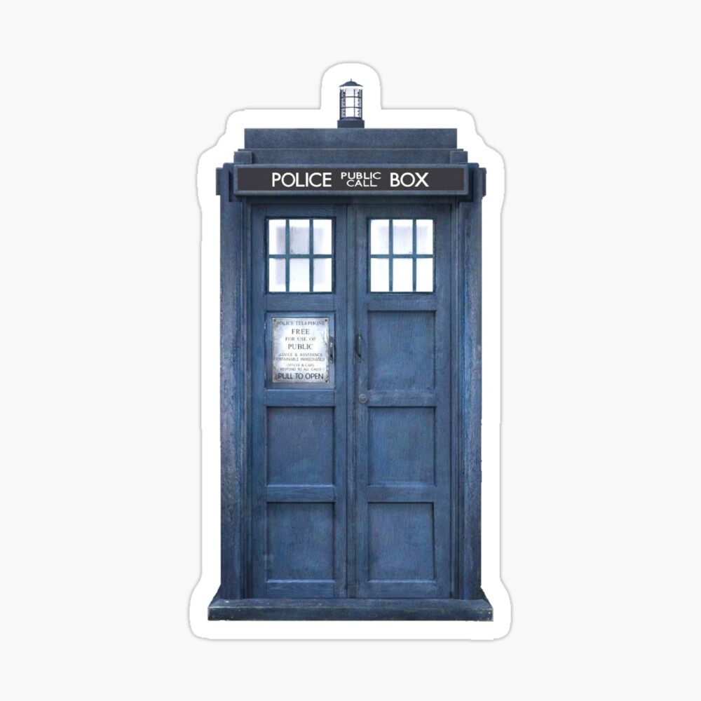 Dr Who Tardis Sticker By Areid89 Redbubble