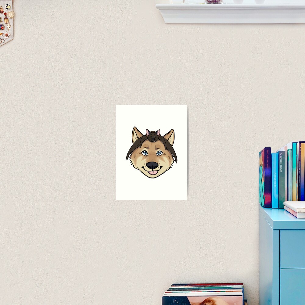 Riley & Izzy: Animal Front View Art Print