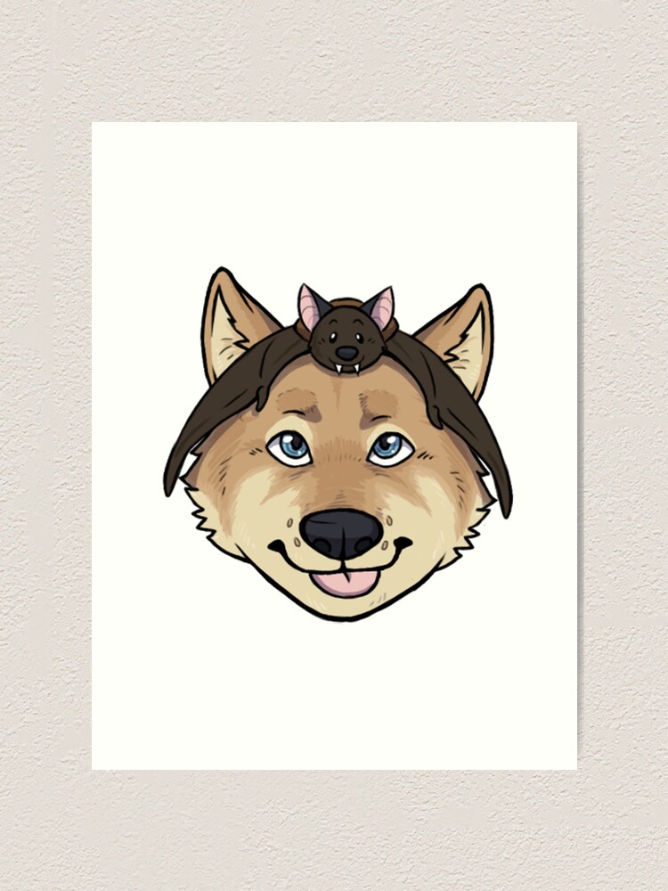 Alternate view of Riley & Izzy: Animal Front View Art Print