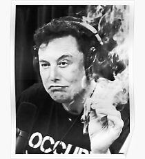 ELON MUSK RAUCHEN Poster