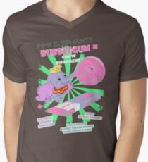 Pink Elephants Bubblegum Men's V-Neck T-Shirt