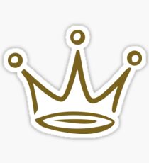 Crown gold Sticker