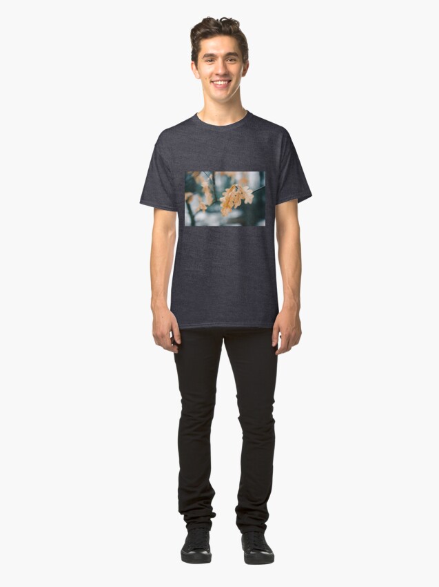 Alternate view of Dry yellow leaves in small oak tree Classic T-Shirt
