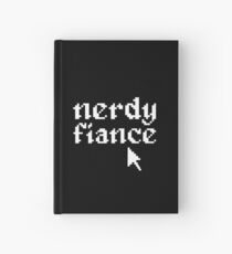 nerdy fiancé marriage proposal engaged gift idea geek Hardcover Journal