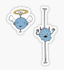 The Data of Good & Evil! Sticker