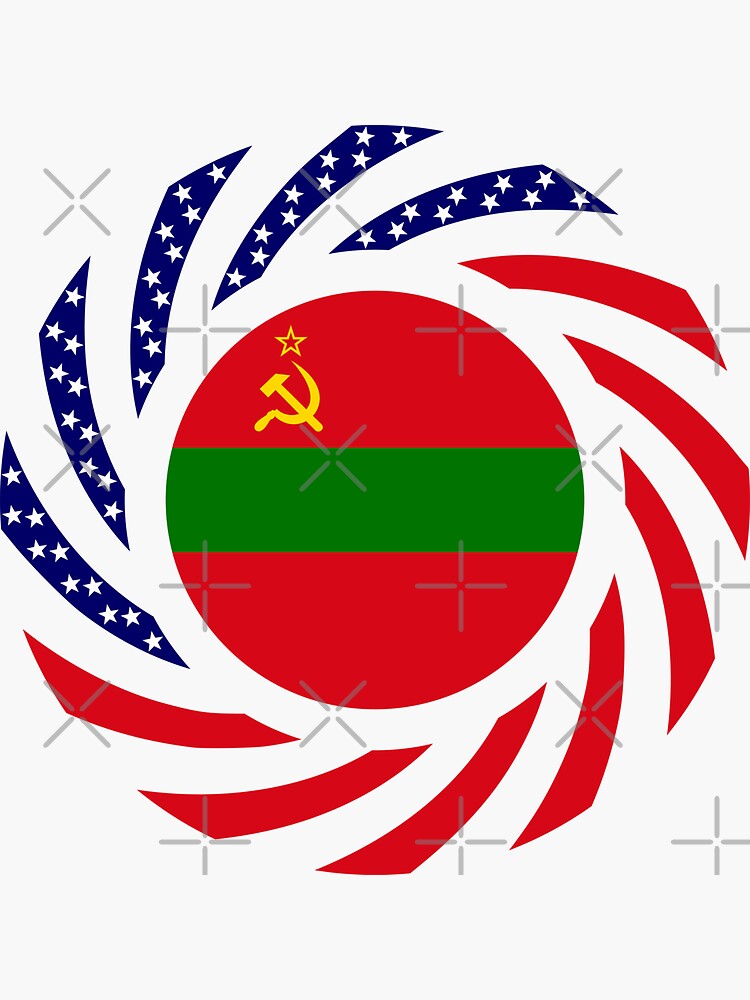 Transnistrian American Multinational Patriot Flag Series by carbonfibreme