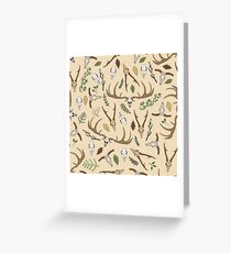 Light ghosts of the forest Greeting Card