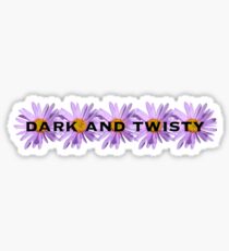 Dunkel und Twisty Sticker