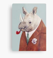 Nashorn Metallbild