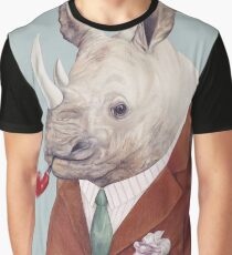 Nashorn Grafik T-Shirt