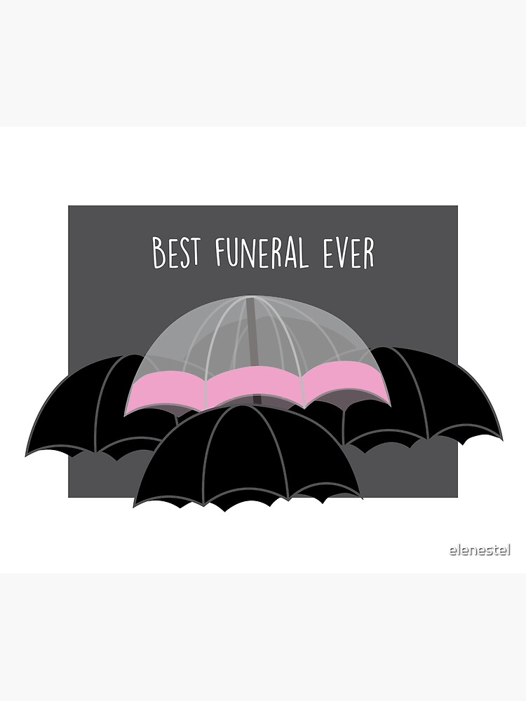 Pink Umbrella- With Text by elenestel