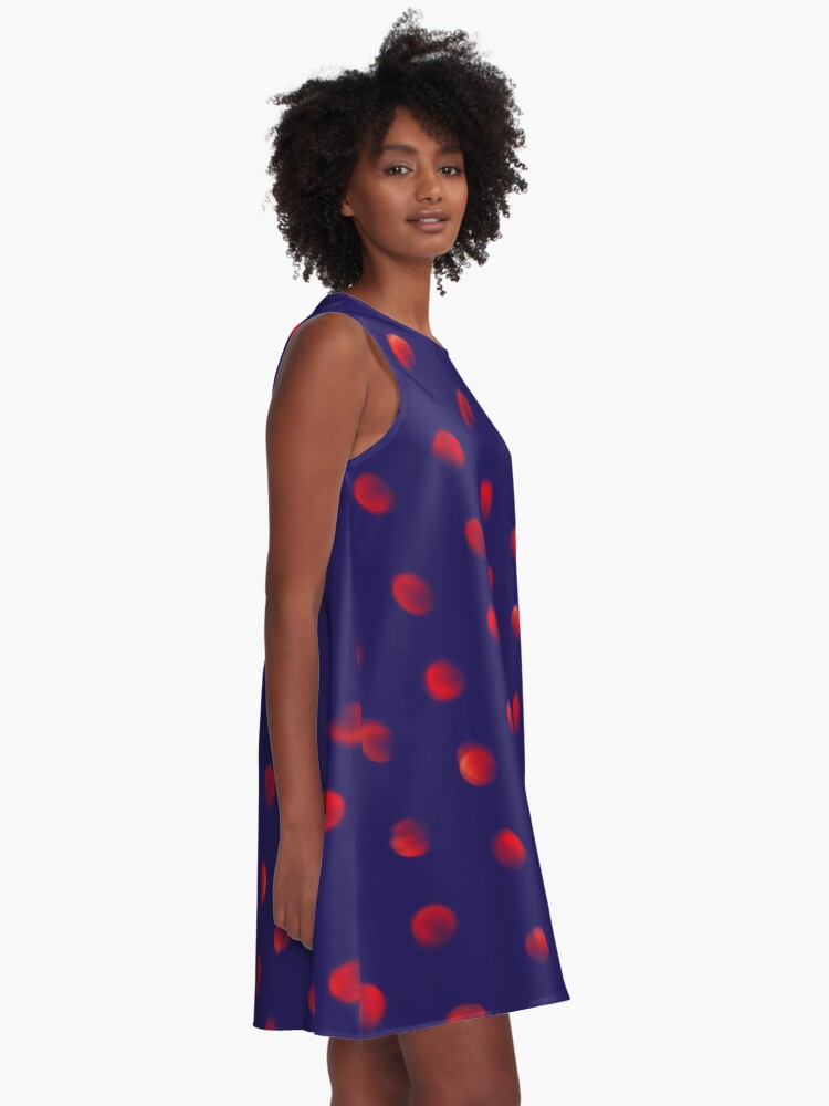 Alternate view of Total eclipse of the polka dot A-Line Dress