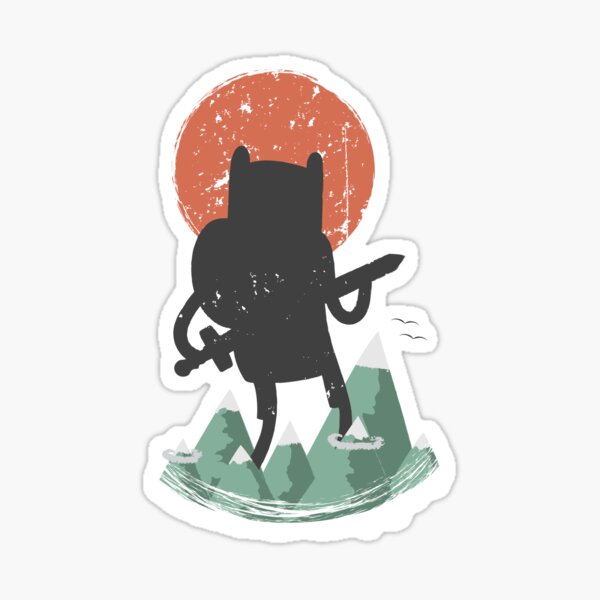 Fin The Giant Sticker