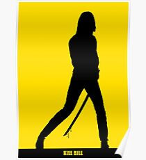 KILL BILL - Minimal Silhouette Poster Poster
