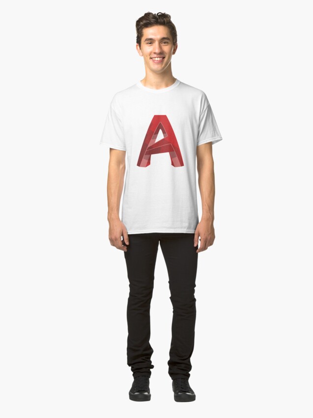 Alternate view of 3D Cad/Cam/Cae Auto Cad Designer Classic T-Shirt