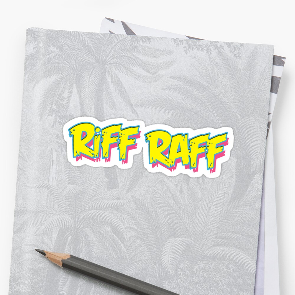 neon icon riff raff shirt