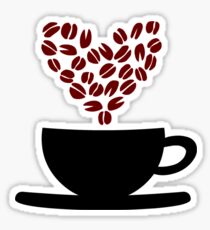 Love Coffee Sticker