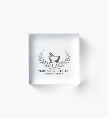 Mortar & Pestle Productions Logo Acrylic Block