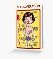 Sherloperation: The Game (card) Greeting Card