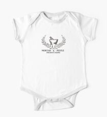 Mortar & Pestle Productions Logo Short Sleeve Baby One-Piece