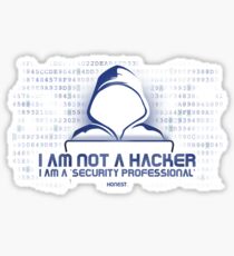 I Am Not a Hacker. Honest. Sticker