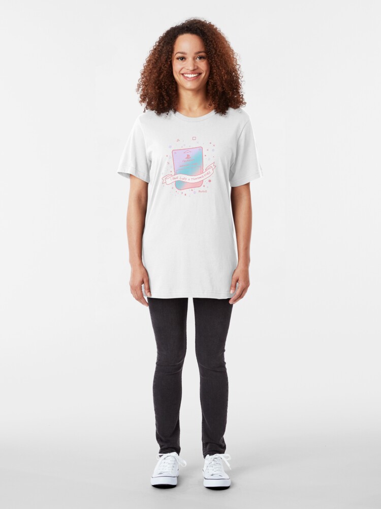 Alternate view of A Thousand Lives - Pastel Slim Fit T-Shirt