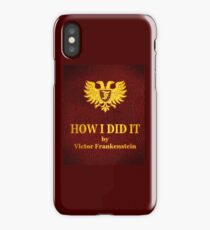 Young Frankenstein "How I did it" Book iPhone Case