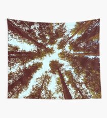 Waldhimmel - Weinlese-Bäume Wandbehang