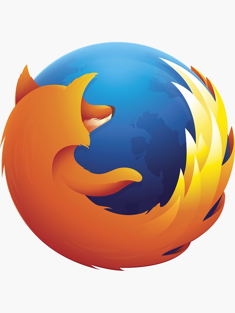 "Firefox Logo" Sticker by kIINAMITE | Redbubble