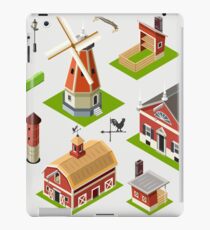 Isometric Great American Barn Set iPad Case/Skin