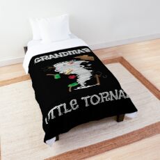 Cute Grandma's Little Tornado Kid Comforter