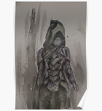 Nightingale Armour Watercolour Poster