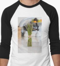 Asparagus Men's Baseball ¾ T-Shirt
