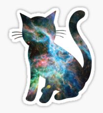 Pegatina Tarántula Nebulosa Menos Roja | Space Kitty